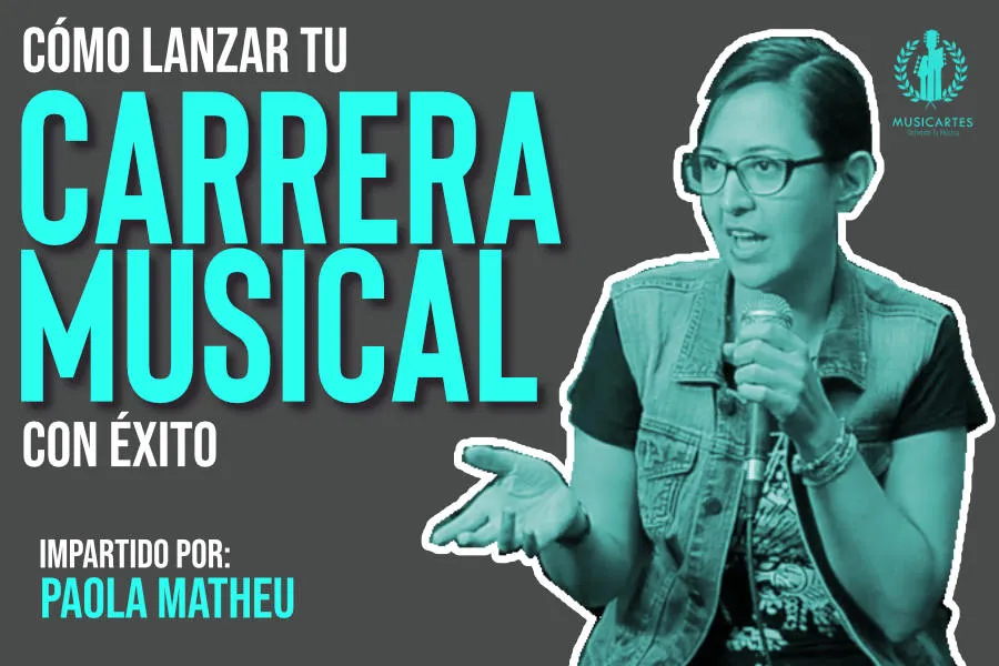 Gráfico «Cómo lanzar tu carrera musical con éxito», impartido por Paola Matheu.