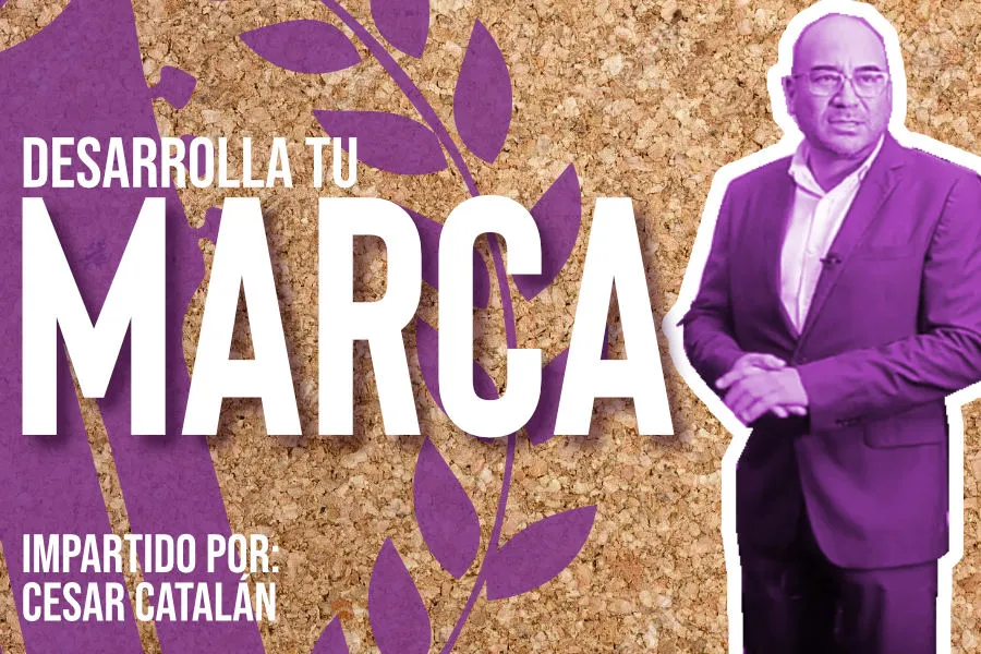 Gráfico «Desarrolla tu marca», impartido por César Catalán.